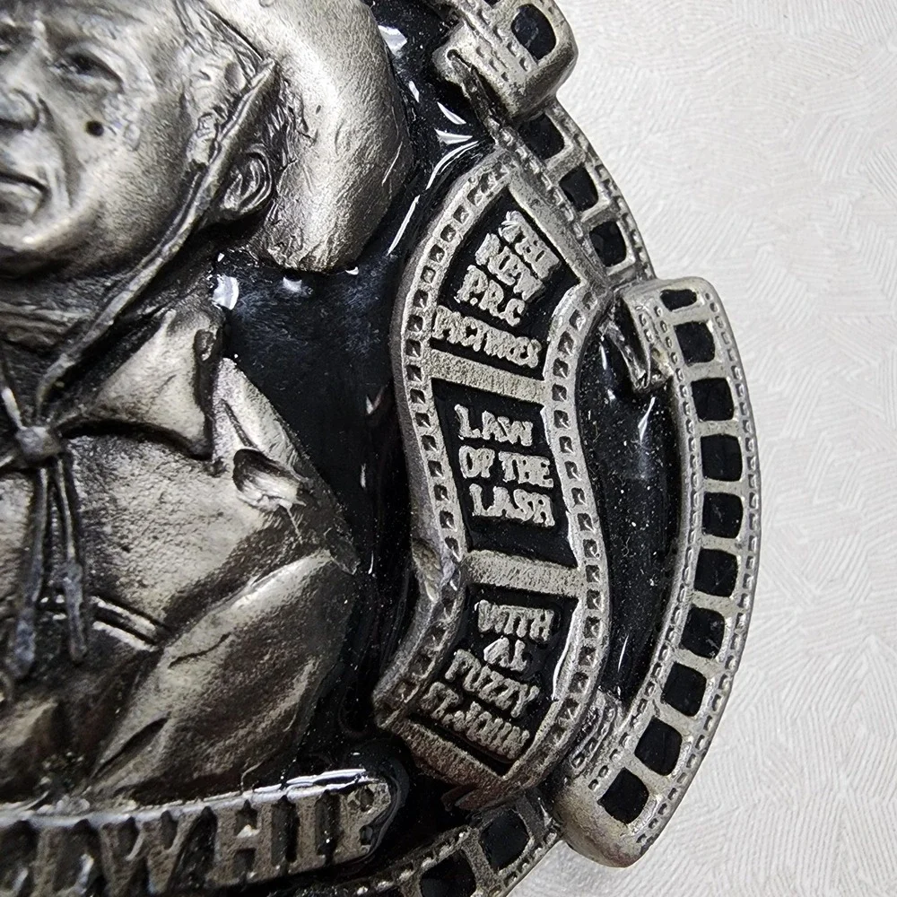 Lash LaRue Belt Buckle Limited Edition 1993 King Of Bullwhip Western Movie Star